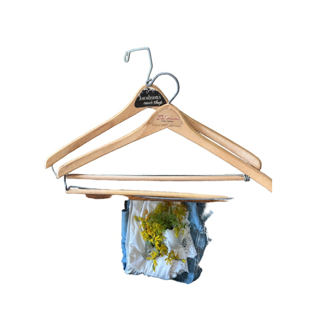 Vintage Wooden Hangers